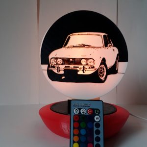 Alfa Romeo Giulia GTV 2000 luminária LED e RGB ilumina e decora.