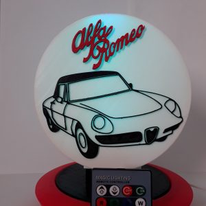 Alfa Romeo Spider Duetto luminaria  Led e RGB ilumina e decora.