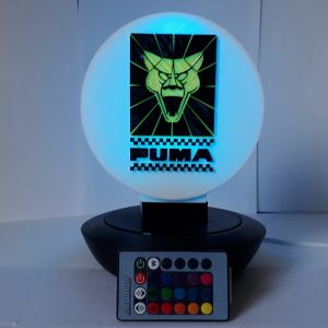 Puma Emblema luminária  Led e RGB iluminação e decoração.